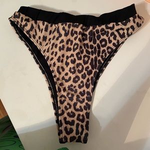 Shein leopard print bathing suit bottoms